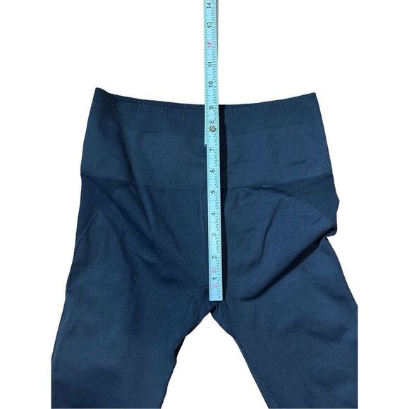 Fabletics Seamless High-Waisted Mesh Black Leggings XS Workout Yoga - Picture 8 of 8